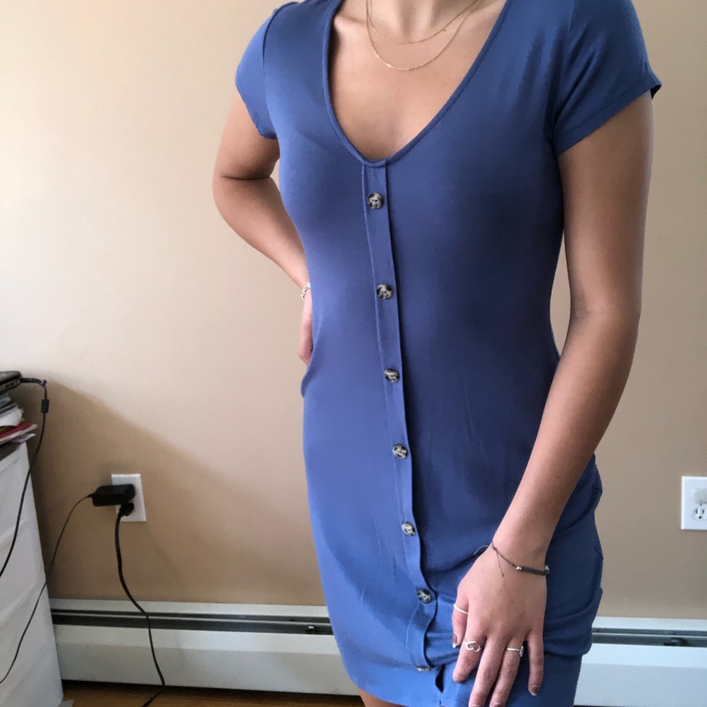 Blue Mini Dress